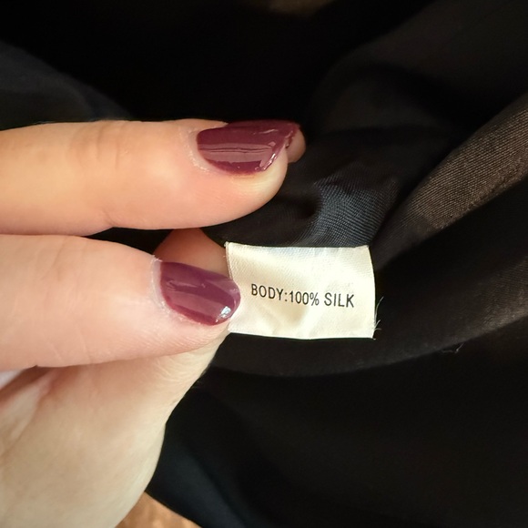 Vintage‎ Raw Silk Dress - Picture 6 of 7